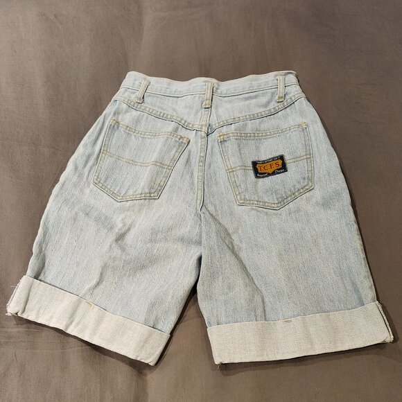 T.C.F.S. High Waist Juniors Denim Shorts - Picture 2 of 9